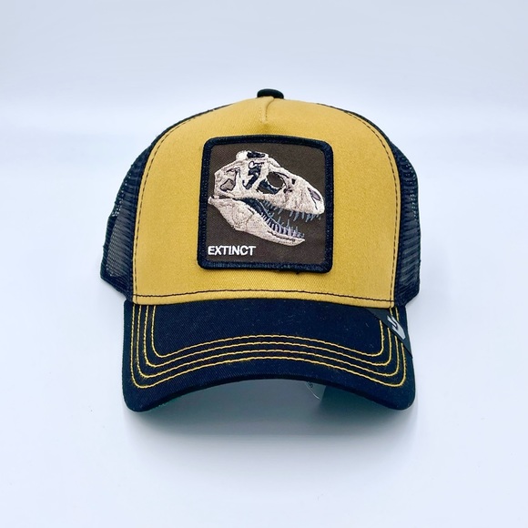 NEW Goorin Bros Extinct Dinosaur T-Rex Skull Sayonaurus Trucker Hat Adult OS - Picture 3 of 12